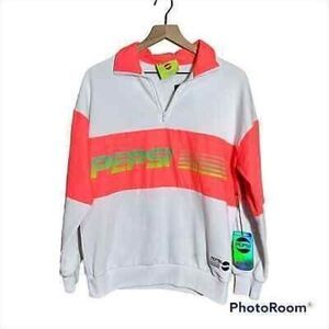 F21 Pepsi 1/4 zip pullover sweatshirt size‎ small